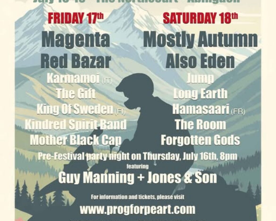 Fundraising event Prog For Peart