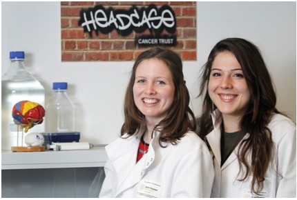 Kathleen Keatley and Mikaella Vouri leading research for Headcase Cancer Trust