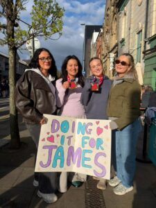 Friends supporting each other, raising funds to find a cure for Glioblastoma (GBM)