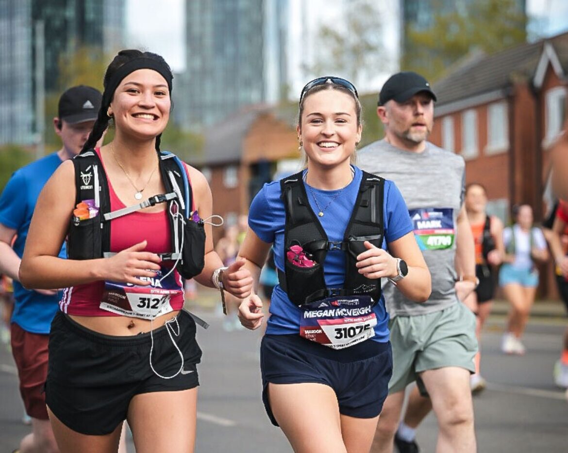 Female runners raising money to find a cure for Glioblastoma (GBM)